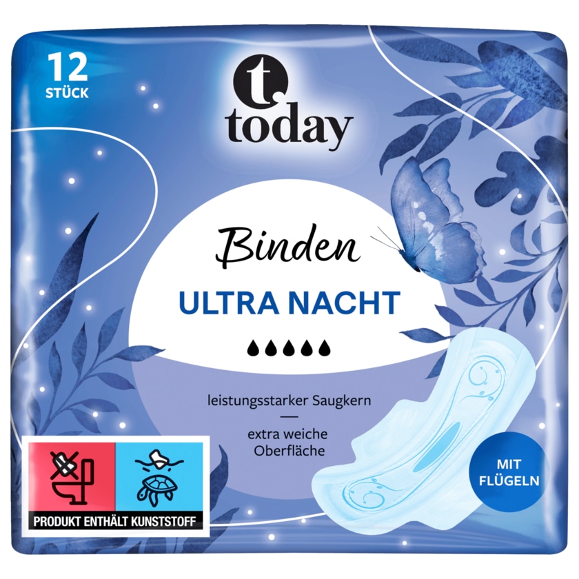 Today Binden Ultra Nacht 12 Stück